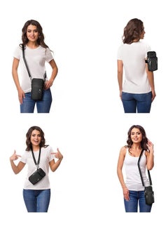 Generic Crossbody Wallet Phone Bag for Women Nylon Small Crossbody Shoulder Bag Arm Bag  - Image 4