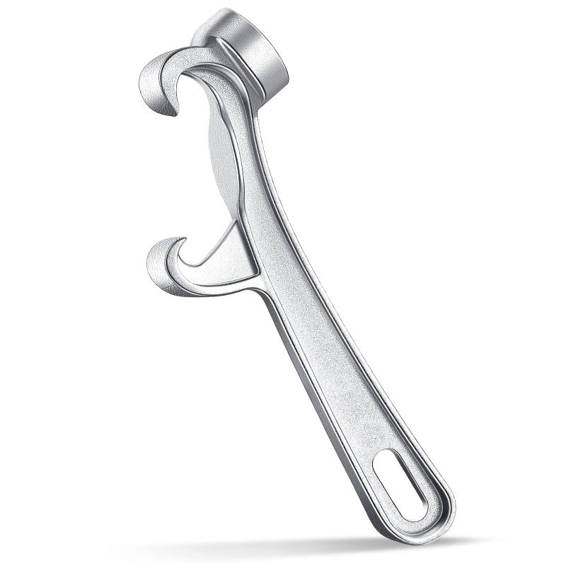 Romooa 1 Piece Bucket Opener 5 Gallon Silver Aluminum Paint Pail Buckets Lid Opener Wrench Metal Can Lid Remover Tool for Home Industrial Use
