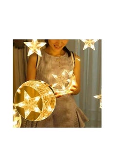 Generic Curtain Star in Crescent -3m -Ramadan Decoration -LED  - Image 4