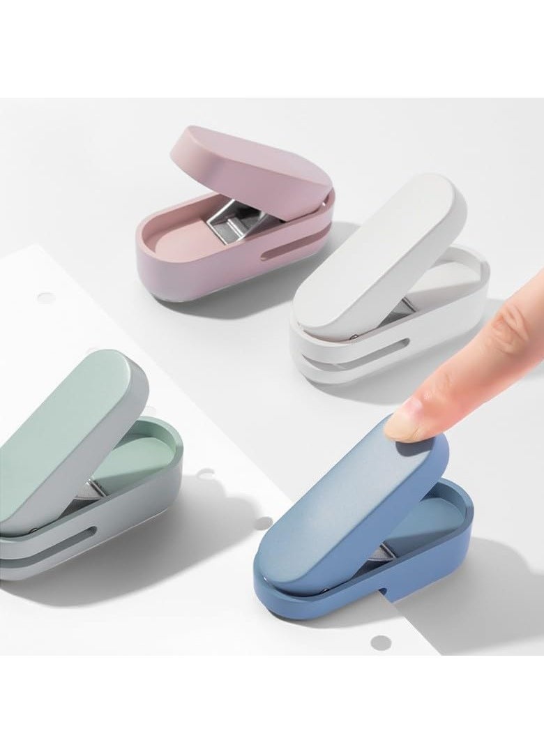 Mini Small Hole Puncher Pink Color, 10 Sheet Paper Hole Puncher Capacity Single Hole Puncher for Office Use Or Gift for Students (Pink)
