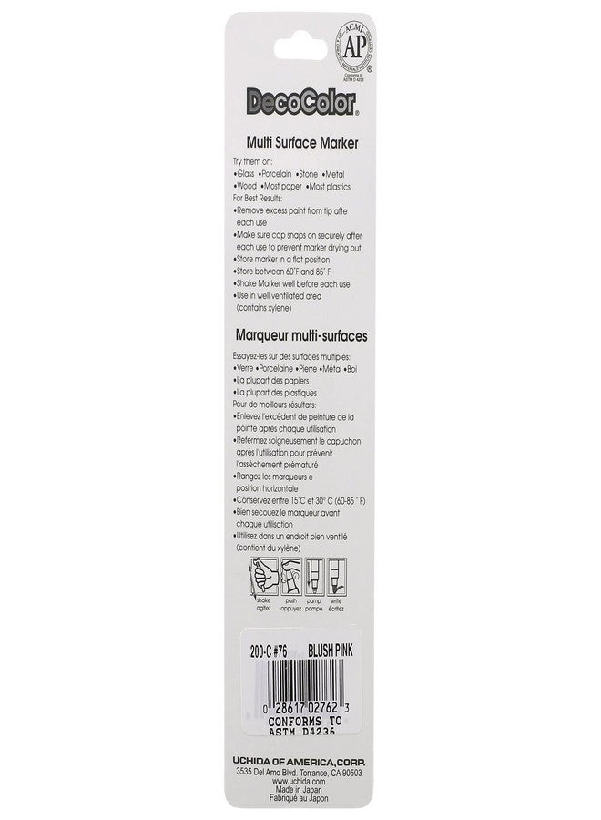 Marvy Uchida Uchida 200-C-76 Marvy Deco Color Fine Point Paint Marker, Blush Pink - Image 2