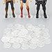 DisplayMore 32 Pieces 6 inch Action Figure StandSupport Display Stands With PegCompatible with 112 Scale Marvel Legends DC GI Joe MOTU Figure Toy 32PCSClearRound - Image 3