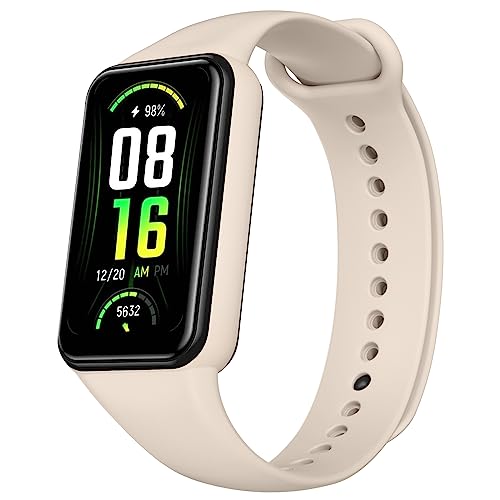 Tobfit Waterproof Replacement Watch Bands Straps For Amazfit Band 7 / Amazfit Band 7 Strap/Band/Bracelet/Belt, Machine Not Included (Milk Tea) - Image 2