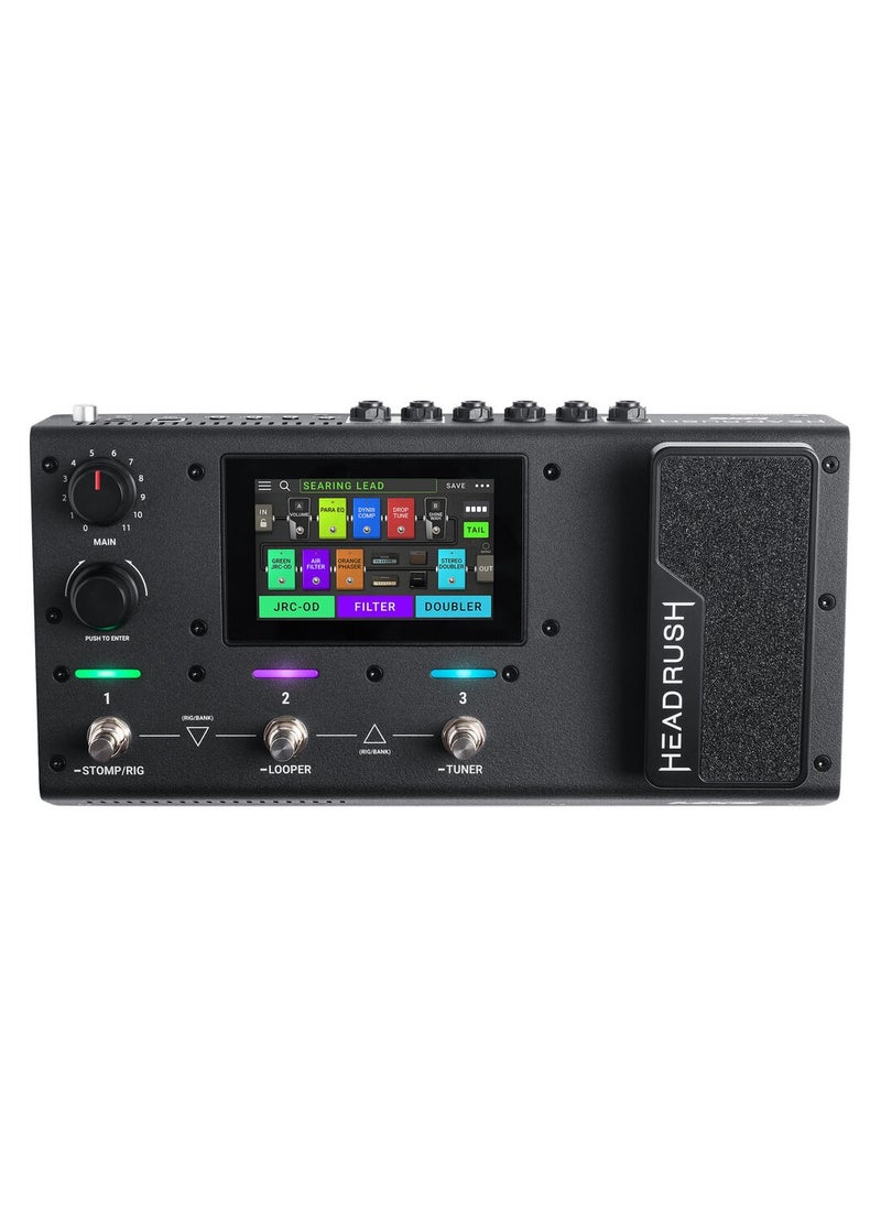 null - HeadRush MX5 - Guitar Amp and Multi Effect Modelling Processor with Touch Screen, Expression Pedal, Looper, Audio Interface - Image 1
