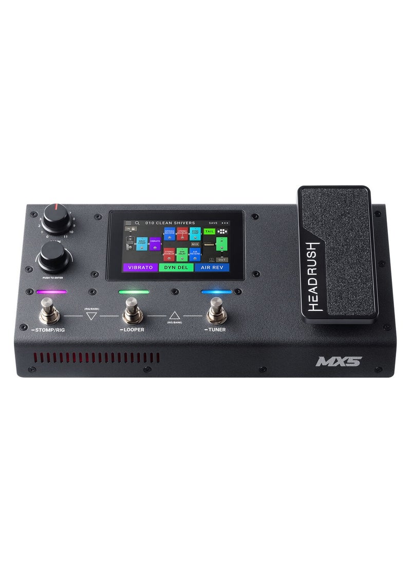 null - HeadRush MX5 - Guitar Amp and Multi Effect Modelling Processor with Touch Screen, Expression Pedal, Looper, Audio Interface - Image 1