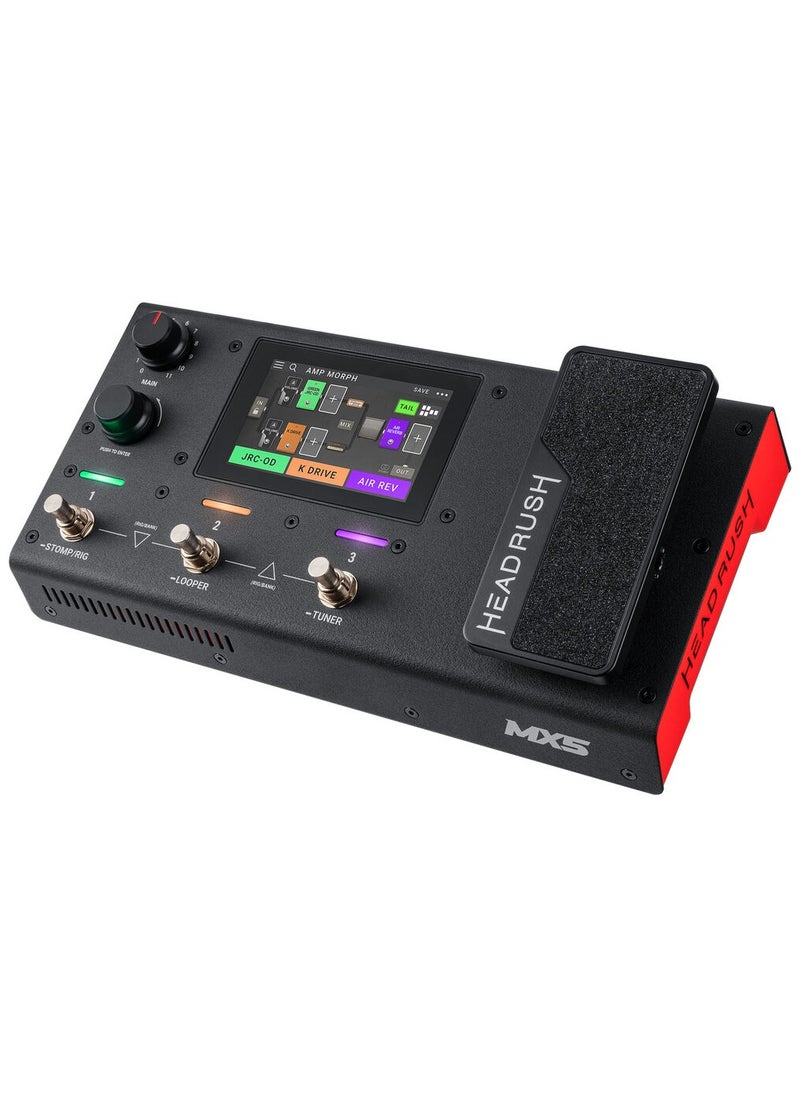 null - HeadRush MX5 - Guitar Amp and Multi Effect Modelling Processor with Touch Screen, Expression Pedal, Looper, Audio Interface - Image 1