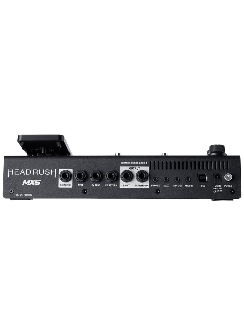 null - HeadRush MX5 - Guitar Amp and Multi Effect Modelling Processor with Touch Screen, Expression Pedal, Looper, Audio Interface - Image 1