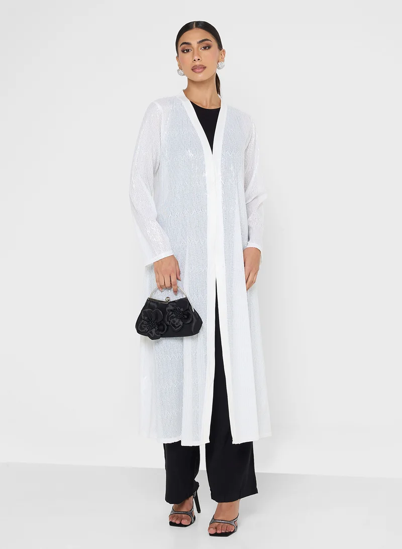جولدن ابل Sequin Detailed Long Jacket