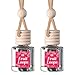 CE CRAFT Car Air Freshener Diffuser Fruit Loops 2 Pack Air Deodorizer for Essential Oils Long Lasting Car Diffuser Bottle Reusable Jar Multicolor - Image 2