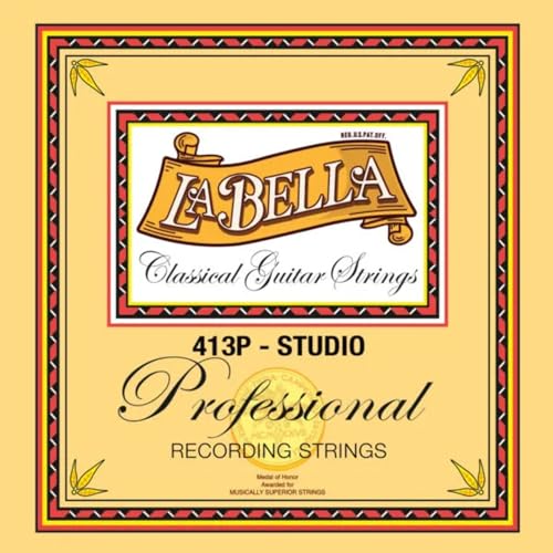 La Bella 413P Professional Studio Recording String Medium Classical Guitar Strings 29-42 - Image 4