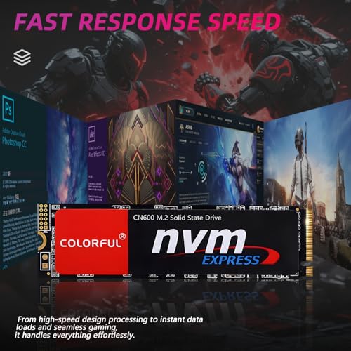 Colorful 512GB NVMe SSD, M.2 SSD 2280 Internal Solid State Drive Up to 1800MB/s Read Speed,TLC 3D NAND Flash-High Performance&Reliable Storage for Gaming Laptops,PC Desktops(Compatible with Windows/Linux) - Image 5
