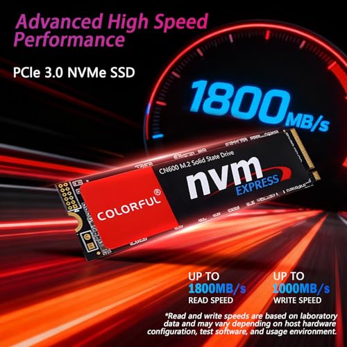 Colorful 512GB NVMe SSD, M.2 SSD 2280 Internal Solid State Drive Up to 1800MB/s Read Speed,TLC 3D NAND Flash-High Performance&Reliable Storage for Gaming Laptops,PC Desktops(Compatible with Windows/Linux) - Image 4