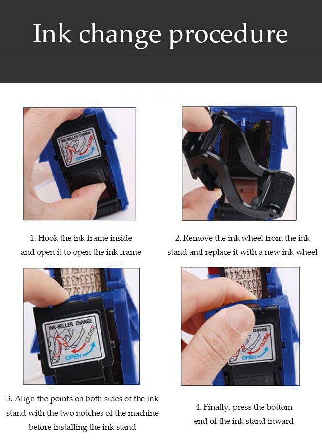 DUNISO مسدس تسعير، آلة تسعير قابلة للتعديل محمولة، آلة تسعير 8 أرقام، للمكتب، متجر التجزئة، متجر البقالة، وضع العلامات التنظيمية - Image 5
