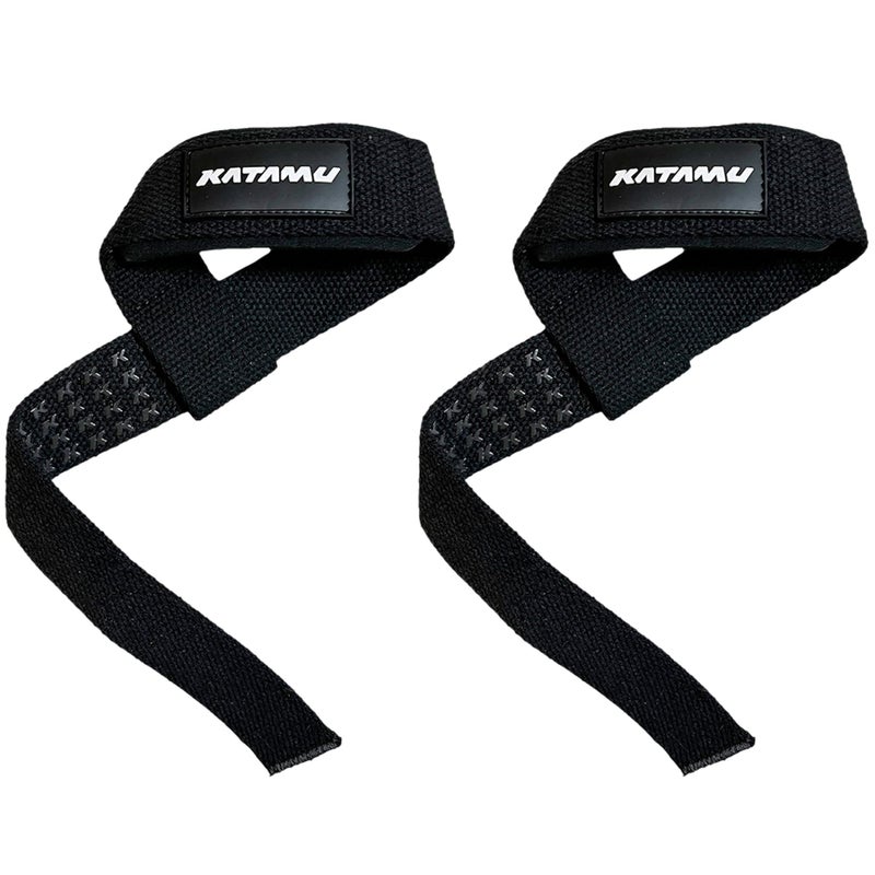 Katamu Weightlifting Straps | Lift More | Premium Weightlifting Straps | Men and Womens Squat Lifting, Powerlifting and Weight Training Support Straps - Image 1