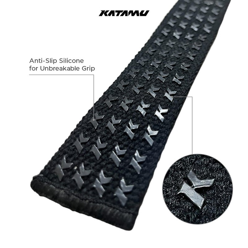 Katamu Weightlifting Straps | Lift More | Premium Weightlifting Straps | Men and Womens Squat Lifting, Powerlifting and Weight Training Support Straps - Image 5
