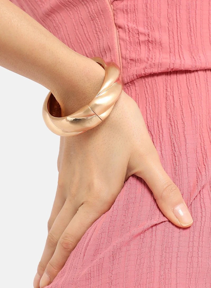 سوهي سوار الإسورة الملتوية - الذهب