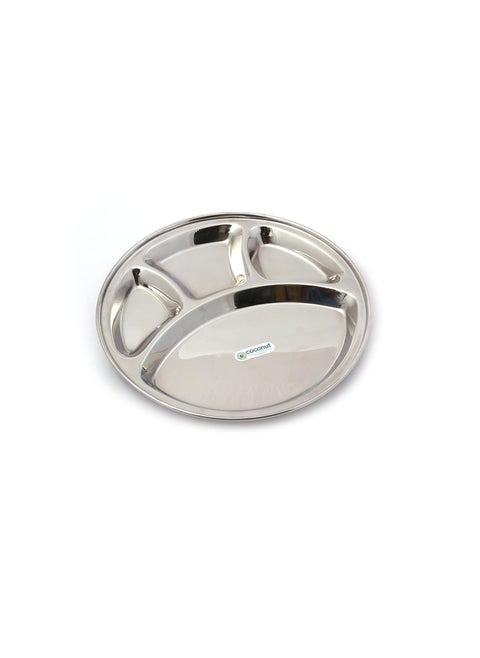 KCL Round Compartment Plate 1pc 4 Partitions 12 inchs