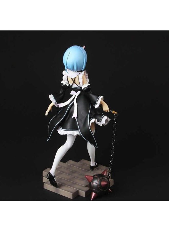 QiaoKai Starting Life In Another World Rem Maid Tray Meteor Hammer Action Figure 17centimeter - Image 4