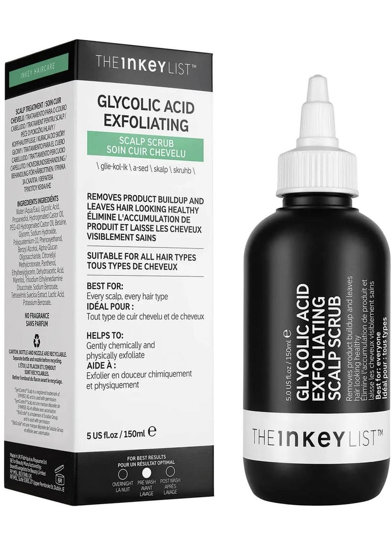 The Inkey List - The INKEY List Glycolic Acid Exfoliating Scalp Scrub 150ml - Image 1