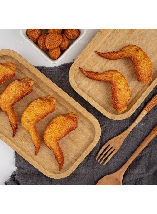 أوير AUEAR، عبوة من 6 قطع من أجنحة الدجاج المقلدة، نموذج طعام مزيف للمطبخ والديكور المنزلي - Image 5