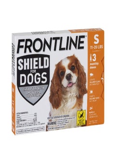 Frontline FRONTLINE® Shield for Dogs Flea & Tick Treatment, 11-20 lbs, 3ct  - Image 1
