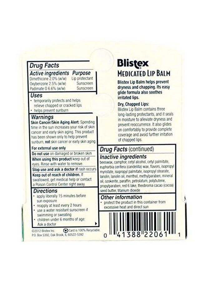 Blistex Medicated Lip Balm Spf 15 0.15 Ounces - Image 5