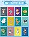 EduCuties Baby Musical Learning Toys Floor Piano Playmat for Toddlers with Animal Flash Cards Music Sound for Early Education Touch Keyboard Blanket Birthday for Baby Boys Girls - Image 2