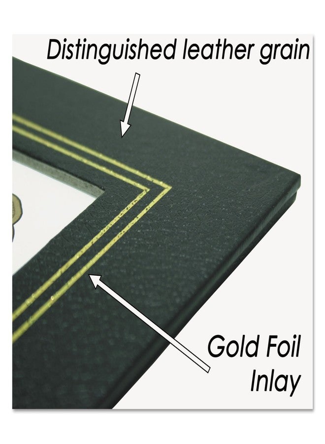 NuDell 21202 Leatherette Document Frame, 8-1/2 x 11, Black, Pack of Two - Image 3