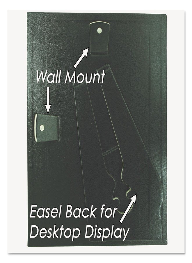 NuDell 21202 Leatherette Document Frame, 8-1/2 x 11, Black, Pack of Two - Image 5