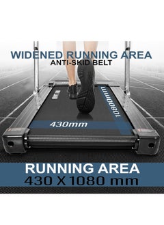 Sky Land 2-in-1 Treadmill Walking Pad | Foldable Slim Running Machine for Home & Office, 2.5HP Quiet Motor, Shock Absorption, LED Display, Remote Control, Compact Design, Max Weight 110kg  - Image 4