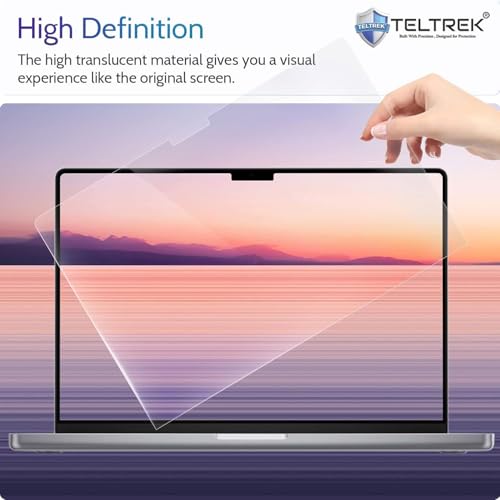 TELTREK ScreenGuard Compatible With MacBook Pro 16 inch (2019-2020) A2141 Flexible Fiber 9H Hardness Screen Protector Not a Tempered Glass, - Image 4