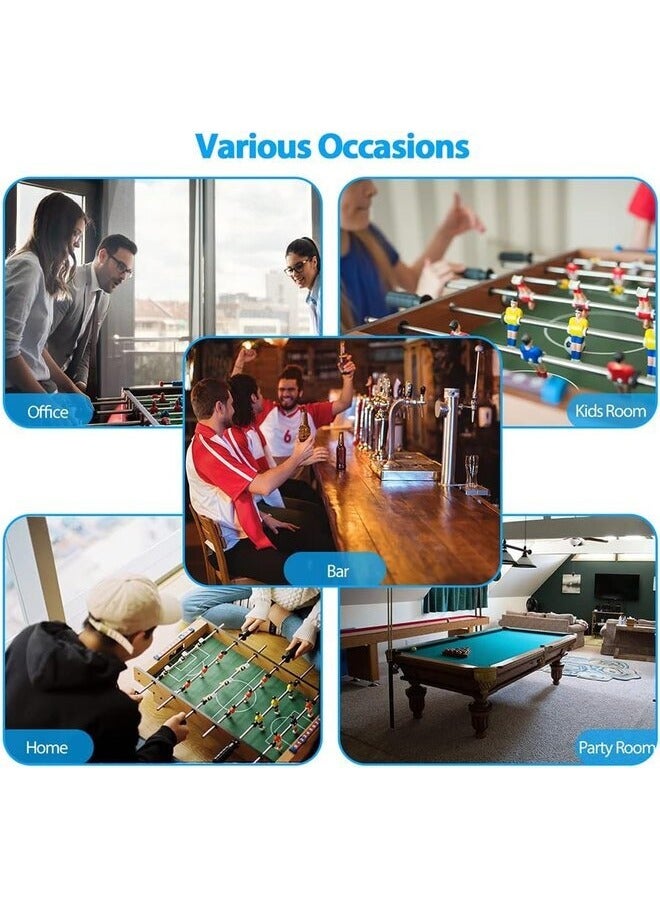 Generic Football Tabletop Games, Table Football Toy for Kids Adults Hand Soccer Table Set Tabletop Indoor foosball Wooden Top Mini Game Portable Soccer Table (69*37*22.5CM)  - Image 5