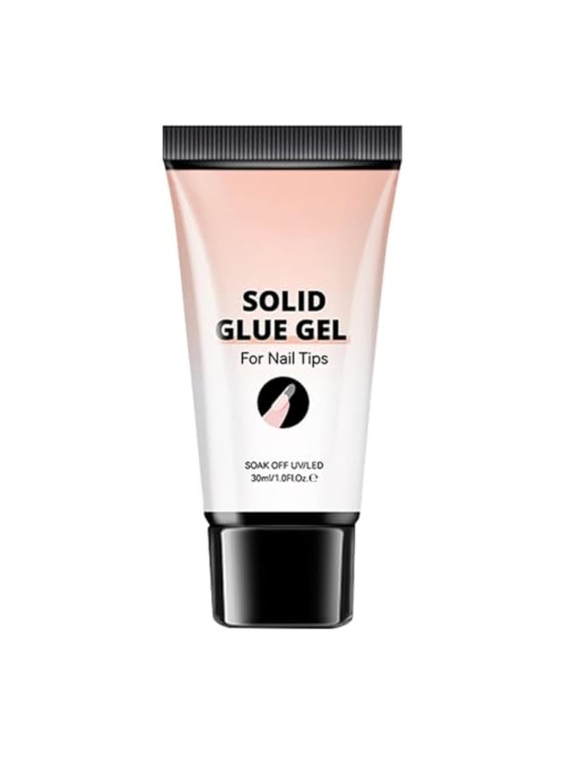 SYOSI Solid Nail Glue, 30ml Long-Lasting Strong Adhesion for Sculpting and Bonding, No-Stick Formula for Home Manicure, Ideal for Nail Art, Extensions, and DIY Nail Designs - Image 1