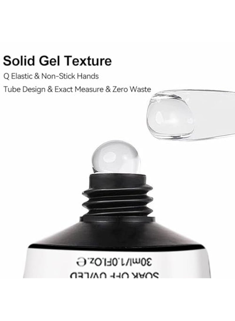 SYOSI Solid Nail Glue, 30ml Long-Lasting Strong Adhesion for Sculpting and Bonding, No-Stick Formula for Home Manicure, Ideal for Nail Art, Extensions, and DIY Nail Designs - Image 4