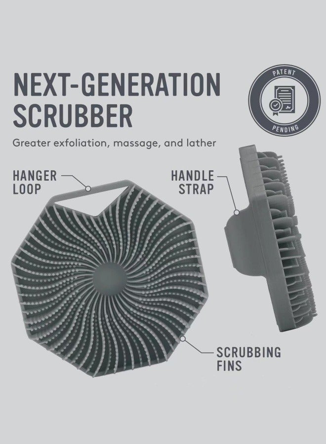 Antimicrobial Silicone Bath Body Brush Exfoliating Body Scrubber for Sensitive Skin Eco Friendly Shower Scrubber for Body Silicone Body Brush for Showering - Image 3