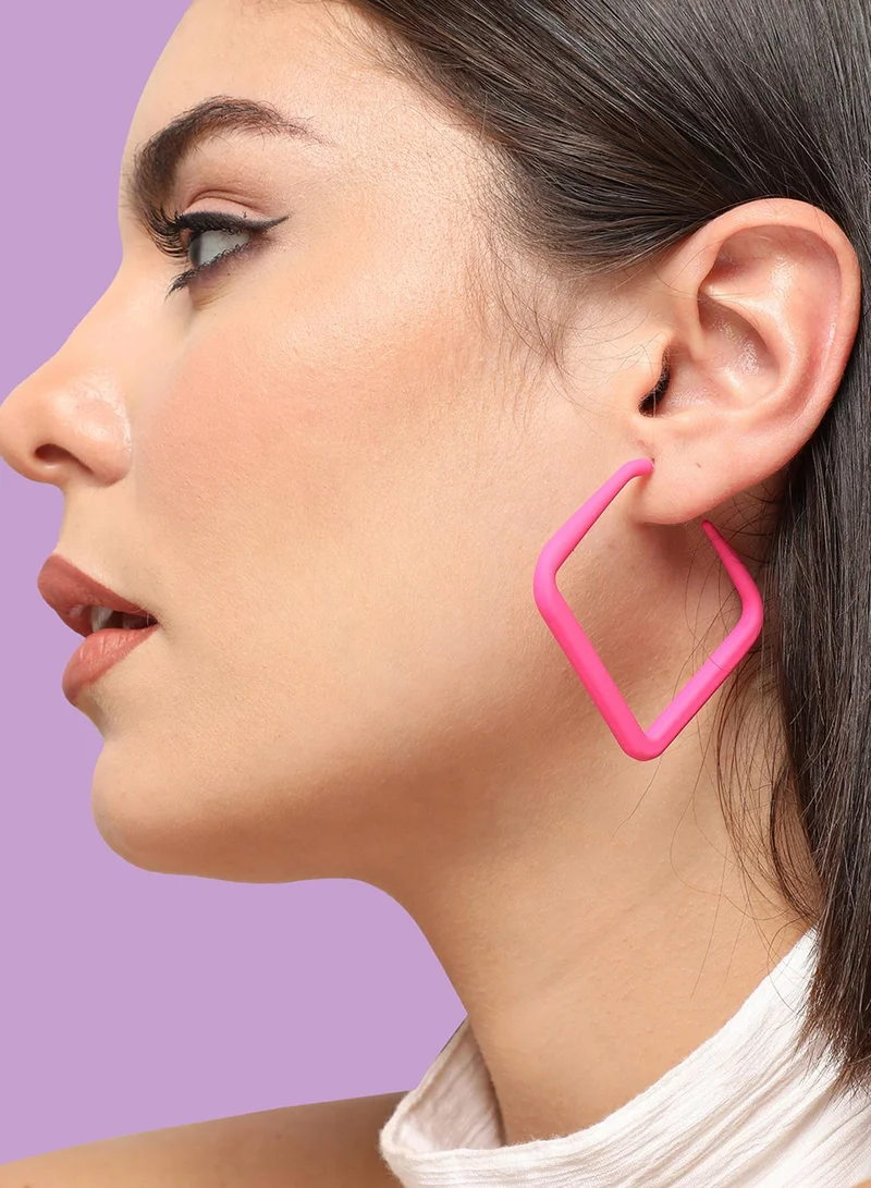 SOHI Casual Artificial Hoop Earring Jewellery