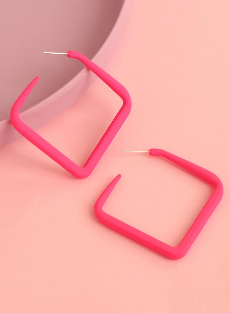 SOHI Casual Artificial Hoop Earring Jewellery