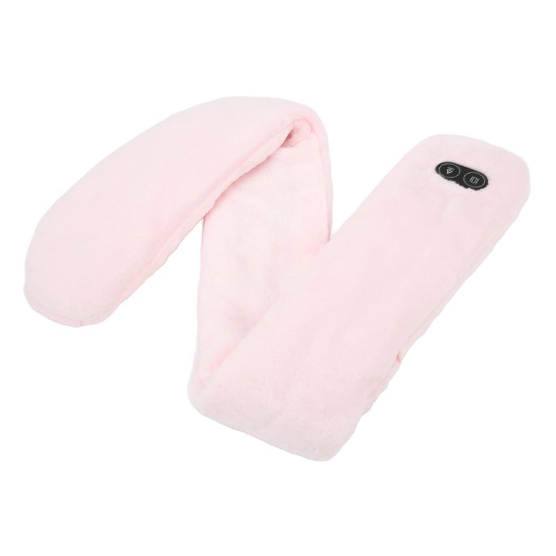 Pink Electric Heating Scarf USB Powered 3 Heat Levels for Outdoor Skiing - Image 3