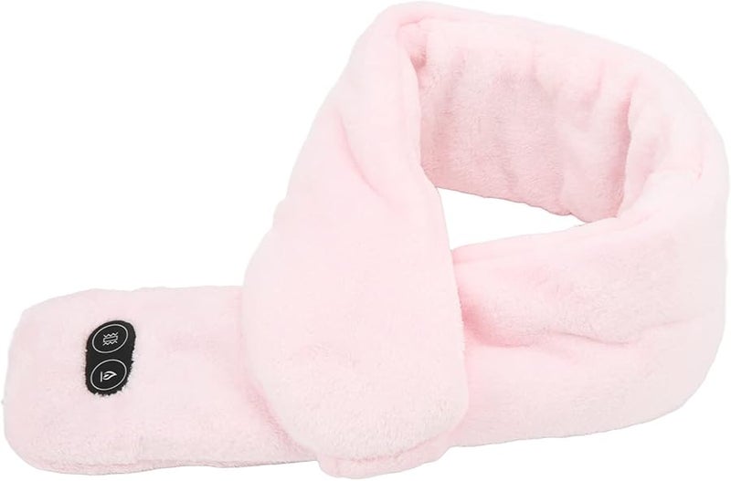 Pink Electric Heating Scarf USB Powered 3 Heat Levels for Outdoor Skiing - Image 1