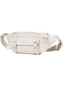 SUPER 5 FXB00755 Fashion Casual Multipocket Shoulder Crossbody Waterproof Bag - White  - Image 1