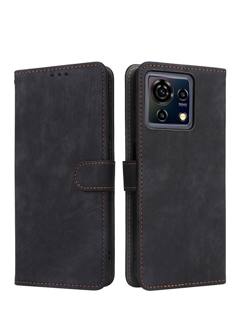 General Zte Blade V50 Vita  Case with [Credit Card Holder] [RFID Blocking],PU Leather Flip Protective Cover  - Image 1