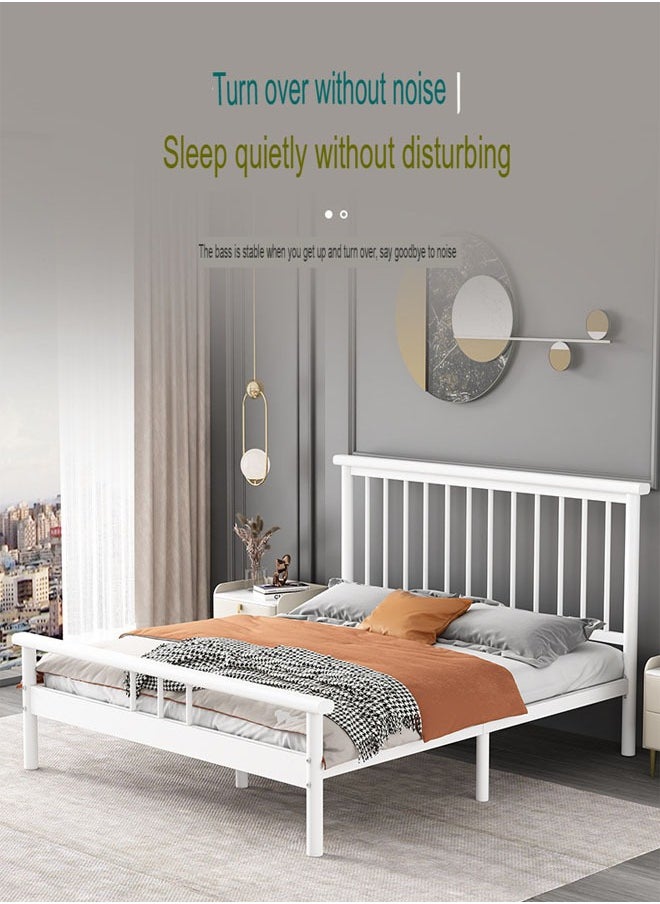 NKX Queen Size Bed Frame With Sturdy Metal Frame with Modern Design, Easy Assembly  - Image 2