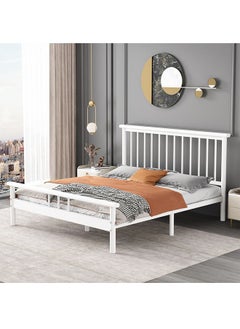 NKX Queen Size Bed Frame With Sturdy Metal Frame with Modern Design, Easy Assembly  - Image 1