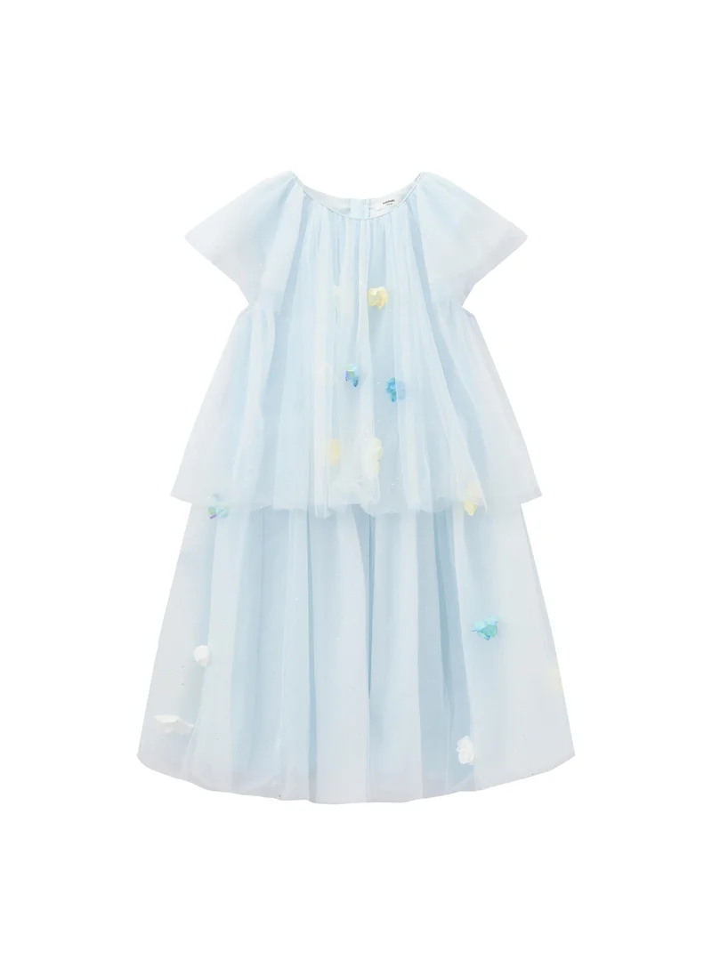 Balabala sky blue Kids Girls Woven one-piece dress for Women | Best Price UAE