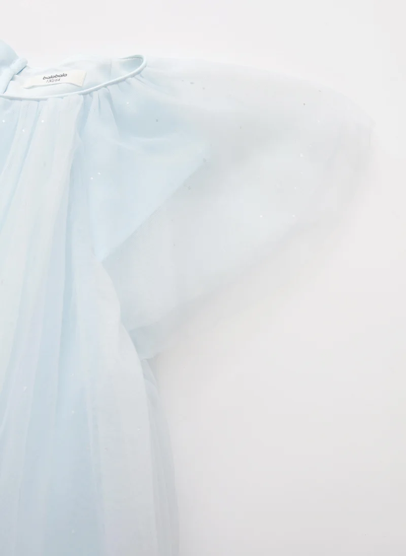 Balabala sky blue Kids Girls Woven one-piece dress for Women | Best Price UAE