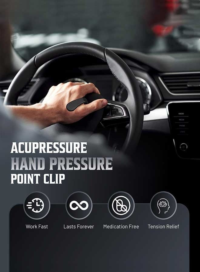RAWAID Acupressure Clip for Relaxation & Tension Relief, LI4 Point Pressure Clip, Portable & Lightweight - Image 4