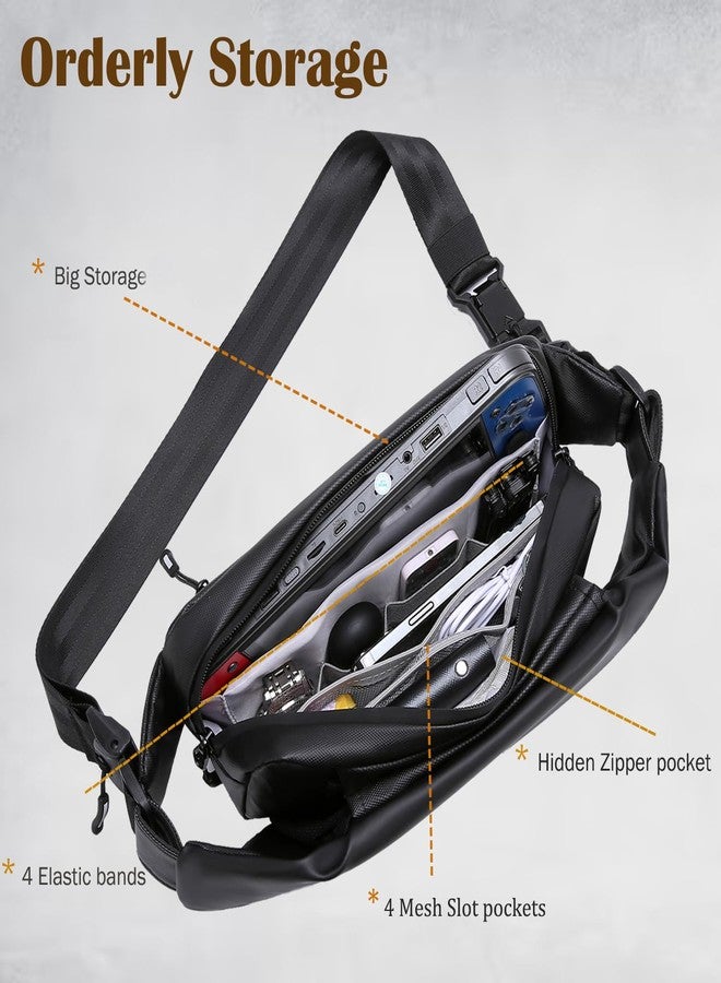 Muserise Durable & Stylish Crossbody Sling Bag, Casual Chest Bag, Shoulder Chest Pack Men and Women,For Travel, Work, and Everyday Use - Image 3