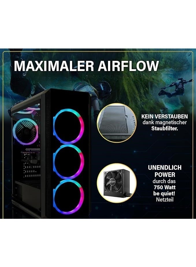 A professional gaming desktop computer equipped with an i7 processor, advanced graphics, 16GB of RAM, and a 1TB SSD. - Image 2