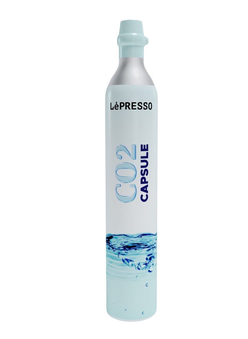 LePRESSO - Sparkling Water Maker 1L with 4+1 Capsules and Pressure Meter / Efficient Carbonation / Adjustable Fizz Pressure / One-Button Operation - Black - Image 1