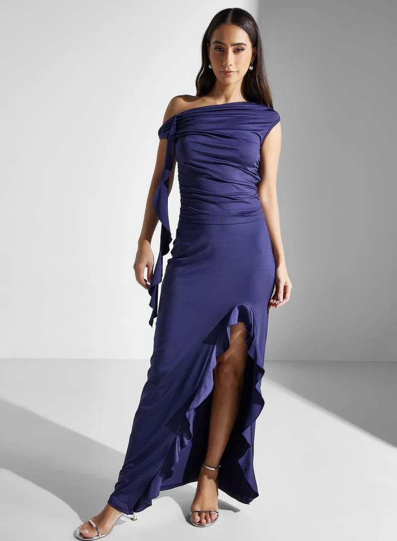 4th & Reckless One Shoulder Ruffle Top